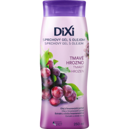 Dixi Tmavý hrozen sprchový gel s olejem, 250 ml