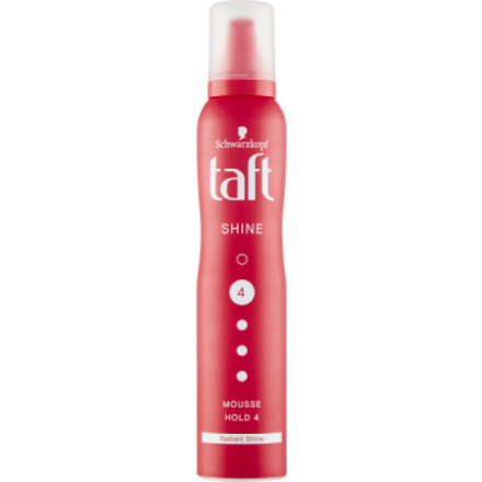 Taft Shine, pěnové tužidlo s mega silnou fixací, síla fixace 4, 200 ml