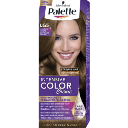 Schwarzkopf Palette Intensive Color Creme, barva na vlasy, LG5 jiskřivý nugát, 50 ml