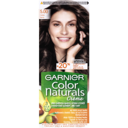 Garnier Color Naturals Creme barva na vlasy, 5.00 Ultra cover hnědá