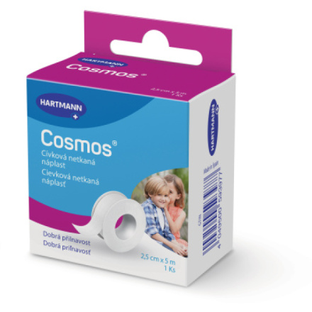 Cosmos Cívková jemná náplast 2,5 cm × 5 m, 1 ks