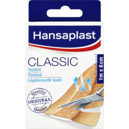 Hansaplast Classic náplast textilní, 6 cm × 1 m