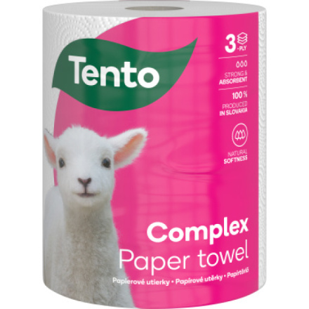 Tento Complex 3in1 3vrstvé papírové utěrky, 55 m, 1 role