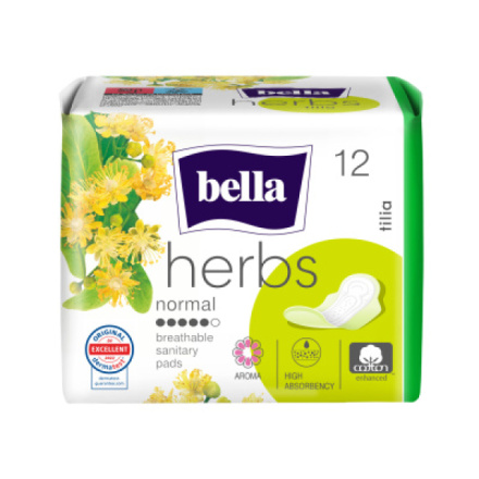 Bella Herbs Tilia Deo Fresh dámské vložky, 12 ks