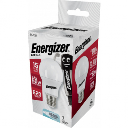 Energizer LED žárovka GLS 9,2 W, patice E27, denní bílá, jako 60 W