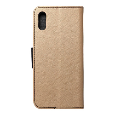 FANCY Book case for  XIAOMI Redmi 9A gold / black 441395