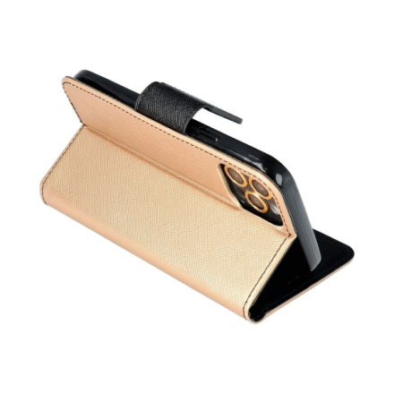 Fancy Book case for  XIAOMI Redmi 9A gold / black 441395