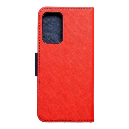 Fancy Book case for SAMSUNG A52 LTE / A52 5G / A52S red/navy 441425