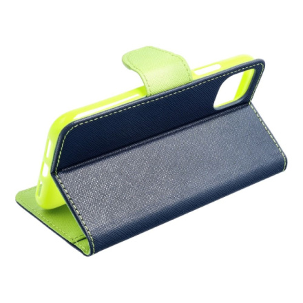 FANCY Book case for SAMSUNG A52 LTE / A52 5G / A52S navy/lime 441426