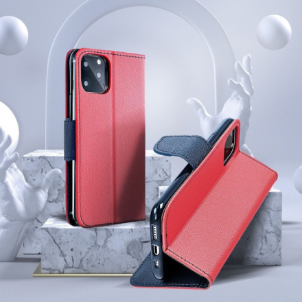 Fancy Book case for SAMSUNG A13 4G red / navy 449392