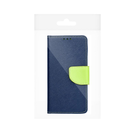 FANCY Book case for SAMSUNG A13 4G navy / lime 449393