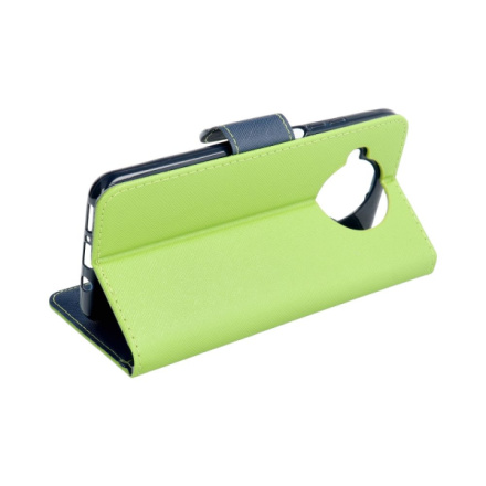 FANCY Book case for SAMSUNG A03 navy / lime 513534