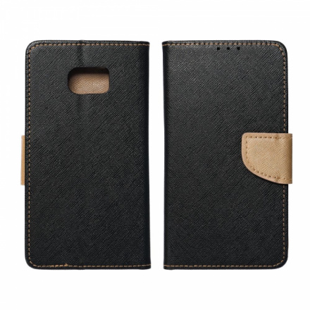 FANCY Book case for XIAOMI Redmi 10c black / gold 521340