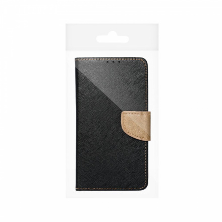 FANCY Book case for XIAOMI Redmi 10c black / gold 521340