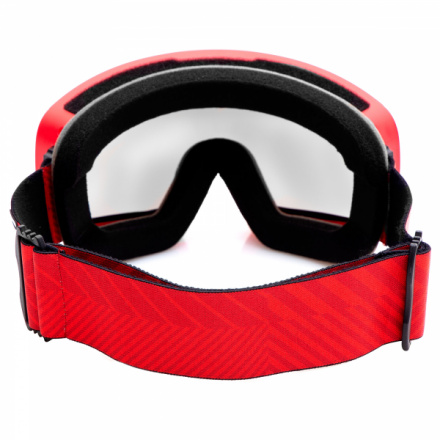 Spokey GRAYS lyžařské brýle černo-červené, K926692