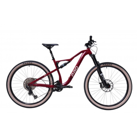 Celoodpružené jízdní kolo Capriolo MTB FS ALL-MO 9.7 DEEP RED , 923220-16 (kola 29" , rám 16") 2022