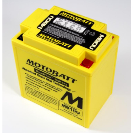 Baterie Motobatt MB10U 14,5 Ah, 12 V, 4 vývody, MB10U