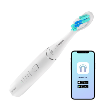 Zubní kartáček Niceboy ION Smart-sonic bílý, smart-sonic-white