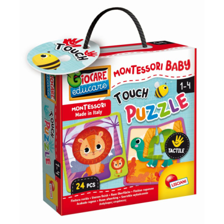 Hračka Liscianigioch Montessori Baby Touch - Puzzle, 7192680