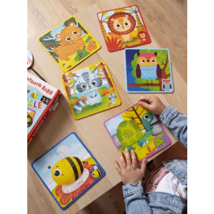 Hračka Liscianigioch Montessori Baby Touch - Puzzle, 7192680