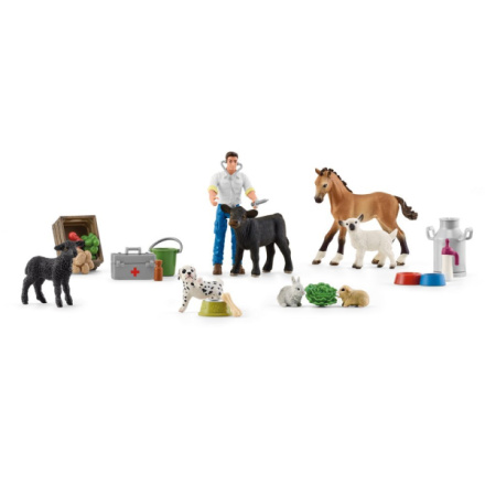 Hračka Schleich Adventní kalendář Schleich 2022 - Domácí zvířata, 102698643