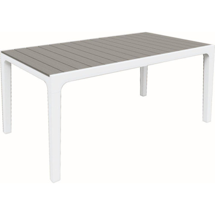 Zahradní stůl Keter Harmony bílý / světle šedý, 236051