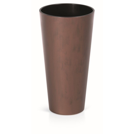 Květináč Prosperplast TUBUS SLIM CORTEN patinující ocel 30 cm , DTUS300C-7601U