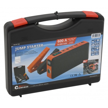 Powerbanka s funkcí JUMP STARTER 10.000mAh 600A, 07163