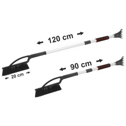 Škrabka s košťátkem SNOW MAX teleskop 90-120cm, 10320