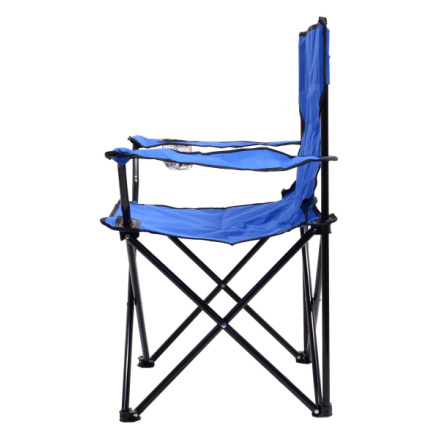 Židle kempingová skládací BARI modrá, 13448