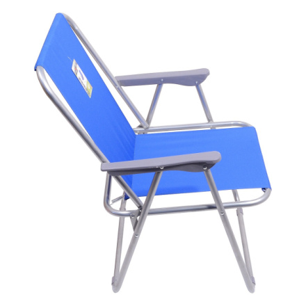 Židle kempingová skládací BERN modrá, 13455