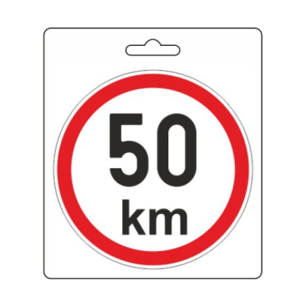 Samolepka omezená rychlost 50km/h (110 mm), 34484