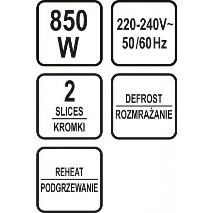 Topinkovač 700-850W, TO-67500