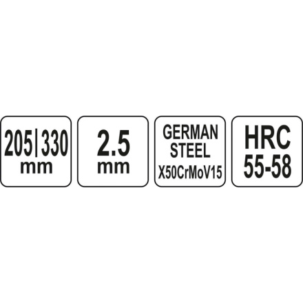 Nůž kuchyňský 200mm vysoký, YG-02230