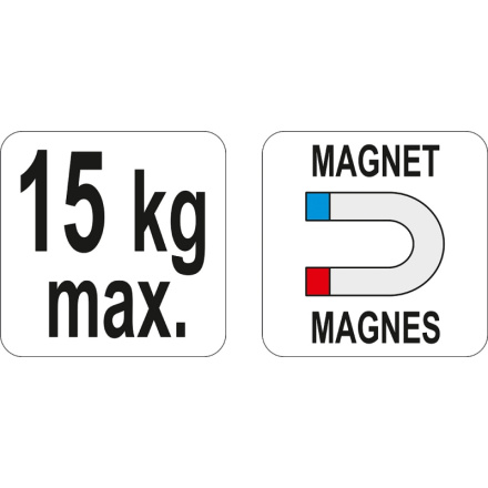Držák pneumatického nářadí, magnetický, YT-08707