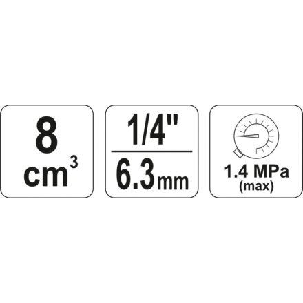 YATO Odlučovač 1/4" YT-2380