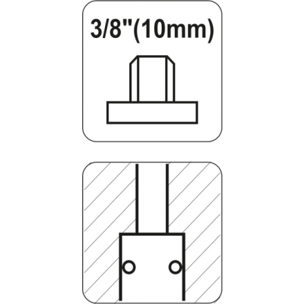 Rychlospojka 3/8", YT-2391