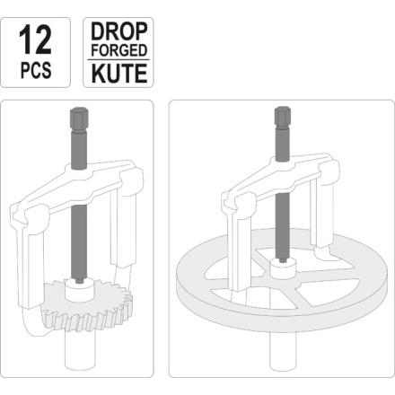 Stahovák na ramena 2 a 3 ramenný, sada 12 v 1, YT-25105