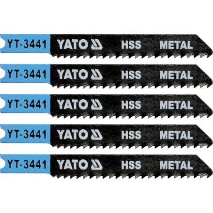 List pilový do přímočaré pily 70 mm na kov TPI12 5 ks, YT-3441