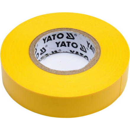 Izolační páska elektrikářská PVC 15mm / 20m žlutá, YT-81594