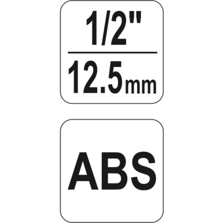 Rychlospojka hadicová 1/2", ABS plast, 12,5mm, YT-99801