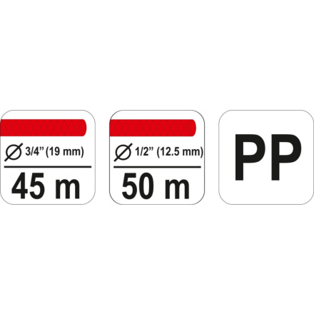 Stojan navíjecí na zahradní hadici 3/4" 45m / 1/2" 50m, pojízdný, YT-99852