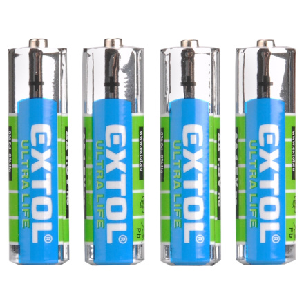 baterie zink-chloridové, 4ks, 1,5V AA (R6) 42001