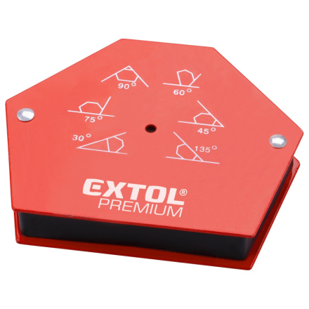 magnet-úhelník svařovací, 30°-45°-60°-75°-90°-135°, nosnost do 22kg 8815194