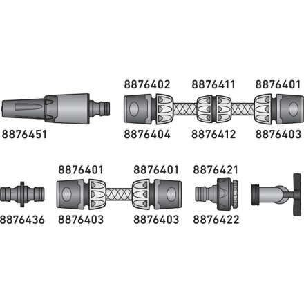 rychlospojka na hadici, 3/4" 8876403