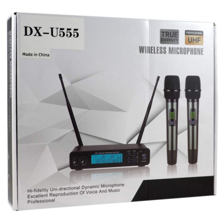 DX-U555 bezdrátový mikrofon 04-2-1084