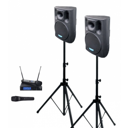 DEXON 2x BC 800A + MBD 840 + MD 505 ozvučovací sestava s mikrofony, 17_927
