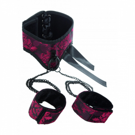 Poutací set Scandal Posture Collar with Cuffs, 3002271213