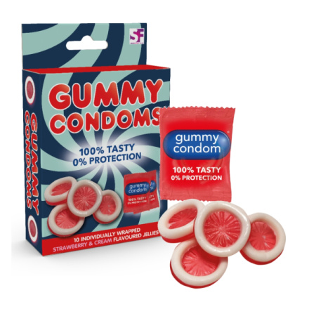 Bonbóny ve tvaru kondomu Gummy Condoms Candy, 37045