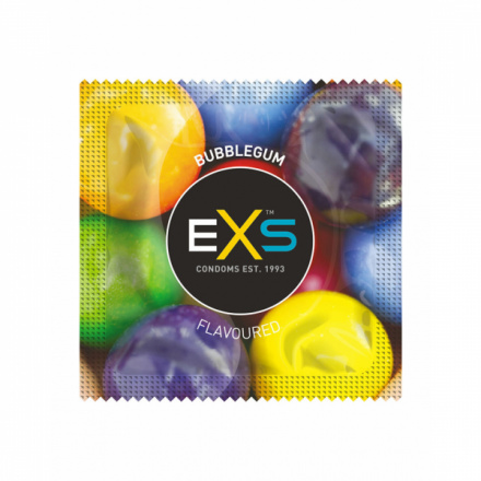 Kondom Exs Flavoured Bubblegum 1ks, EXSBubblegum